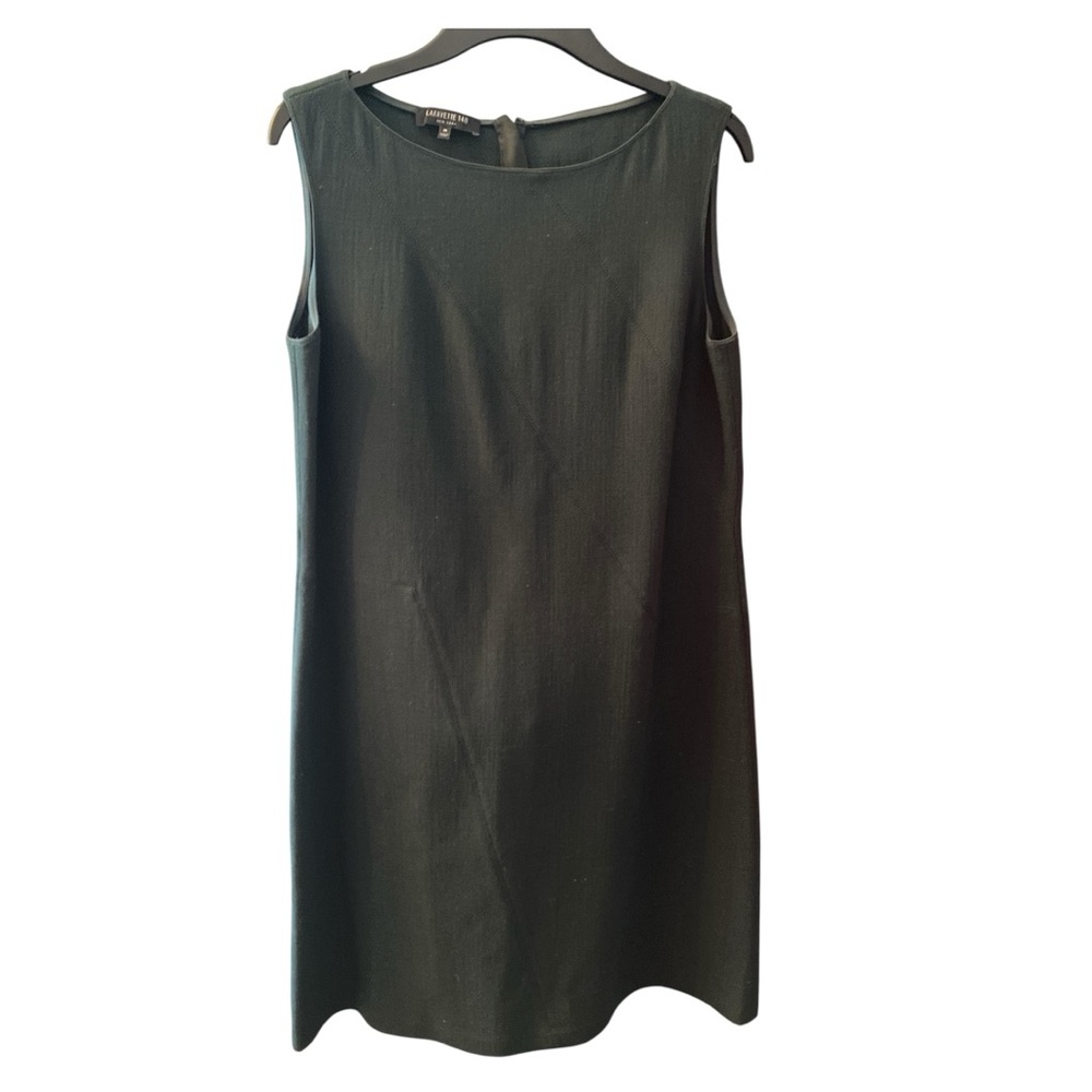 Lafayette Forest Green Sleeveless A-Line Dress Size Medium